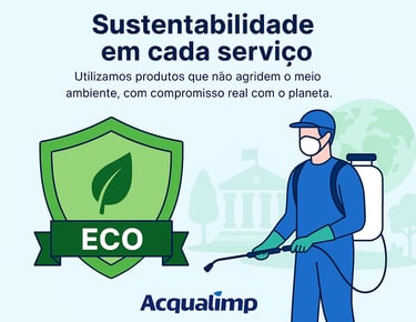 DEDETIZADORA ACQUALIMP, DESRATIZAÇÃO, CUPINS, BARATAS