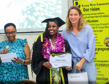Teenage mums empowerment Graduation 2024 with our outstanding teens and honourable guests.
