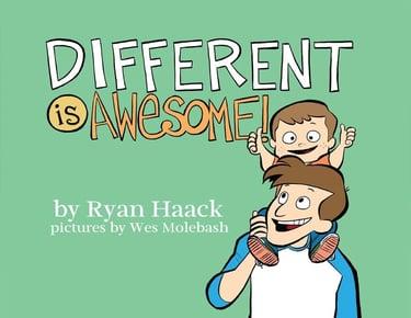 upper Limb difference Book Different is Awesome by Ryan Haack