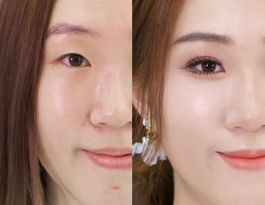 香港婚禮新娘化妝師-單眼皮眼型調整