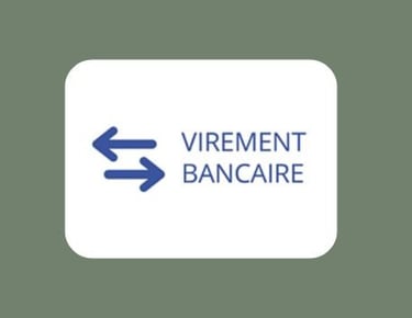 logo moyen de paiement virement bancaire