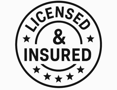 Licensed and insured