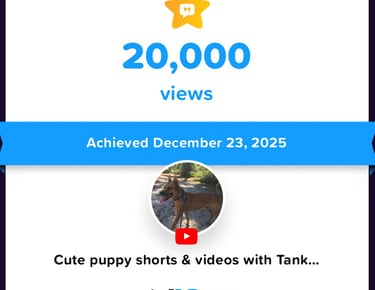 a dog with a medal for a video game