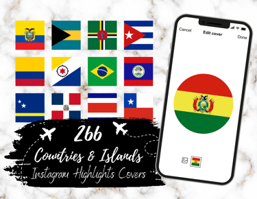 IG Highlights Covers SQUARE Flags