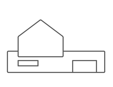 ikona symbol budynku jednorodzinnego