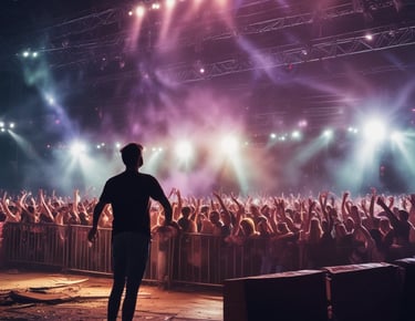 woman beside black monitor