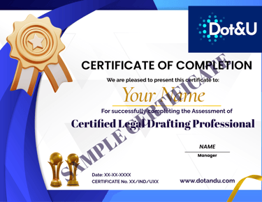 Sample Certificate 2