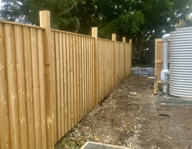 Timber fencing