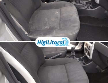 Limpeza de banco de carro itapoa