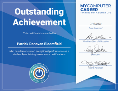 Outstanding Achievement