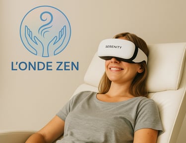 Séance de relaxation immersive en réalité virtuelle à Verson (Calvados).