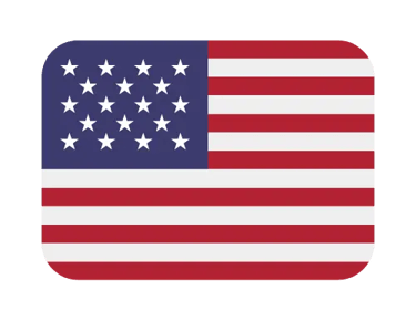 Iconic American flag with red and white stripes, white stars on a blue field, symbolizing the United States.