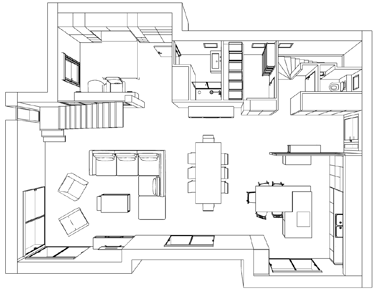 esquisse aménagement