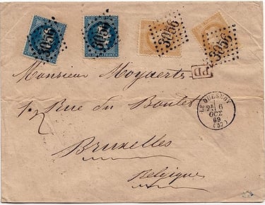 Losange Gros Chiffres 3056 et type 16.