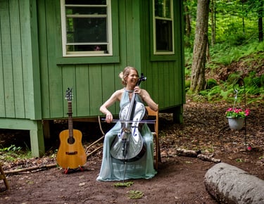 cellist, photo by Vanessa Wheeler of All Occasions Photo