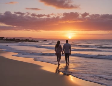 A peaceful scene of a person meditating outdoors at sunrise, surrounded by nature.