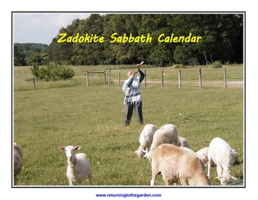 Zadokite Sabbath Calendar cover