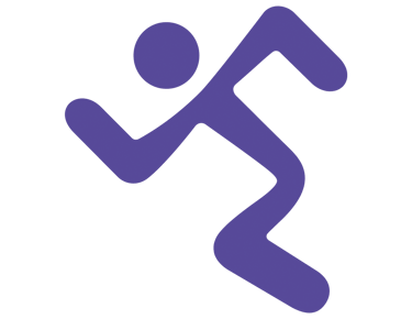 a person holding a baseball bat in front of a purple background