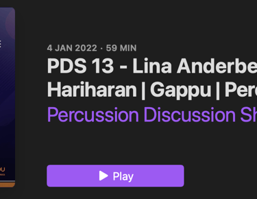 Touring drummer Lina Anderberg interviewed on podcast