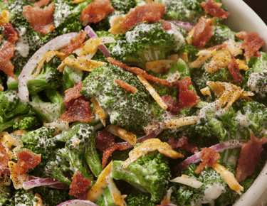 Keto Side Dish: Creamy Broccoli Salad