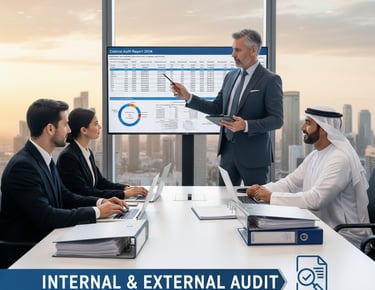 التدقيق الداخلي والخارجي