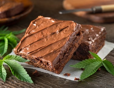 Cannabis Space Brownie