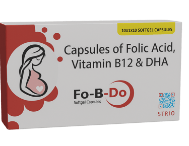 FO-B-DO, FOLIC ACID + VITAMIN B12 + DHA TABLETS BY STRIO HEALTHCARE