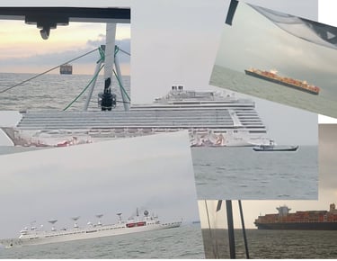Ships all around