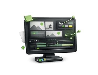 Storyboard and style frames icon representing the planning stage of a motion graphics project.