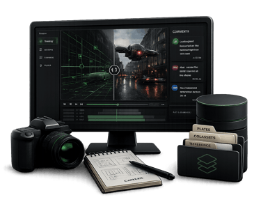 Planning footage, CGI assets, and tracking for VFX compositing