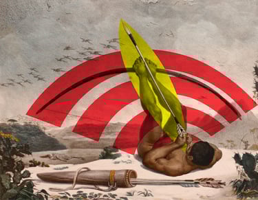 Obra de Denilson Baniwa