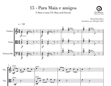 Imagem: parte completa de "Para Maia e amigos" do livro "violão em letra e música".
