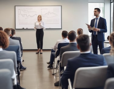 A professional training session in progress.