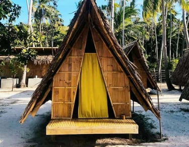 3D2N hut accommodation Linapacan private island