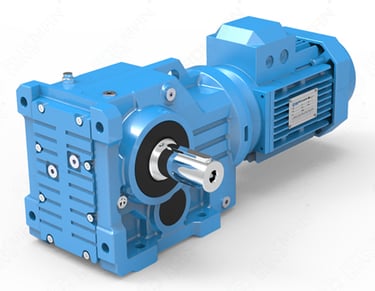 Industrial gearbox and drive trains for conveyors, crushers, agitators, screens, mineral processing