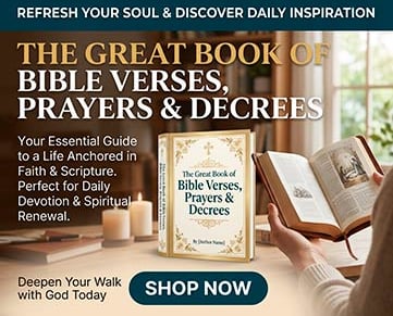 Book cover The Great Book of Bible Verses, Prayers & Decrees.