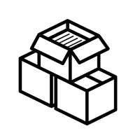 Boxes with one on top