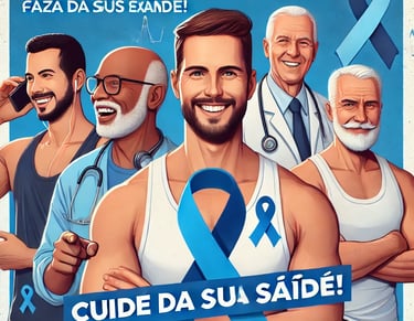 NOVEMBRO AZUL CAMPANHA SPASS SAÚDE E PREVENÇÃO