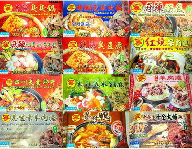 frozen hot pot food