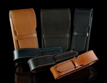 leather pen case 