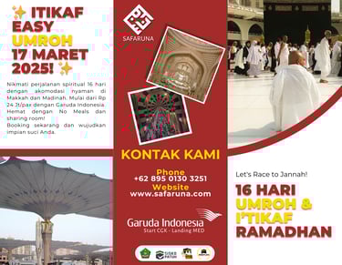 PAKET Umroh & I'tikaf 16 Hari Ramadhan 1