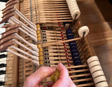 Réglage mécanique piano à queue