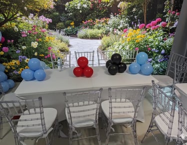 transprent chairs for party, acrylic chairs for rent in dubai