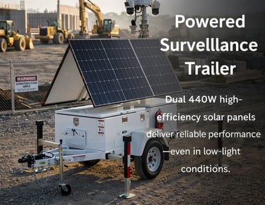 Powerd Surveillance Mobile Trailer