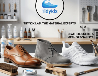Expert manual deep cleaning process for sneakers and leather shoes in Pune