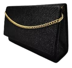Bolsa de Mão Preta de Festa