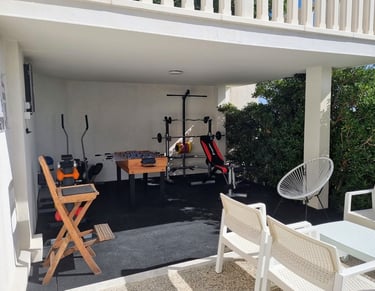 The photo shows a Fun and Fitness area from a different corner.