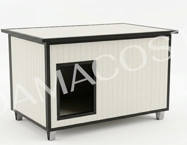 Cuccia coibentata da esterno per cane grande