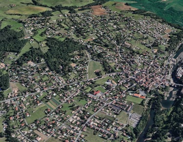 arthes vue du ciel image satellite