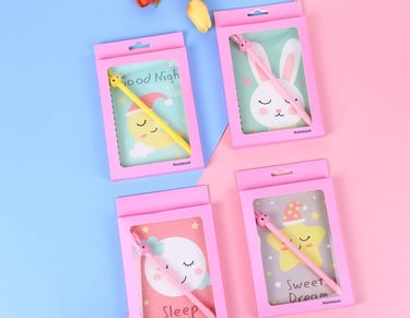 Agende kawaii colorate con copertine creative, perfette per organizzare le giornate con allegria